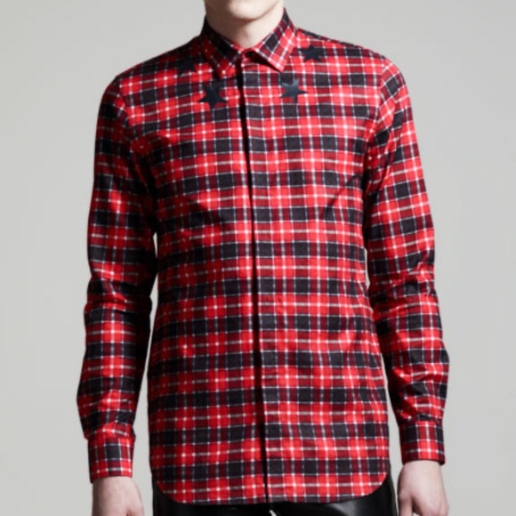 givenchy flannel shirt